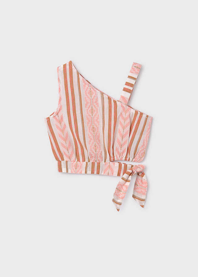 Conj. Top y Pantalon corto jacquard