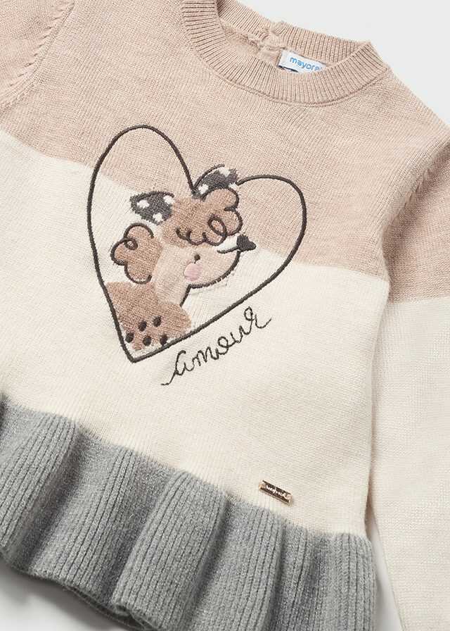 Conj. tricot pantalon largo