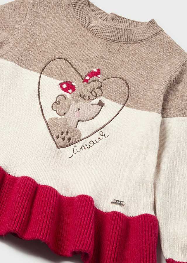 Conj. tricot pantalon largo