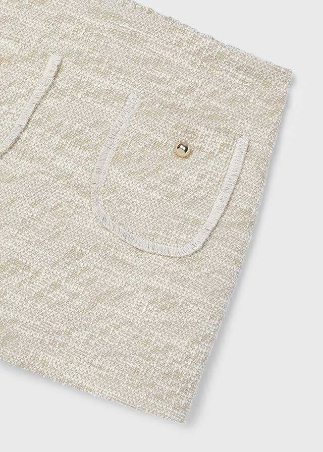 Falda pantalon punto fantasia