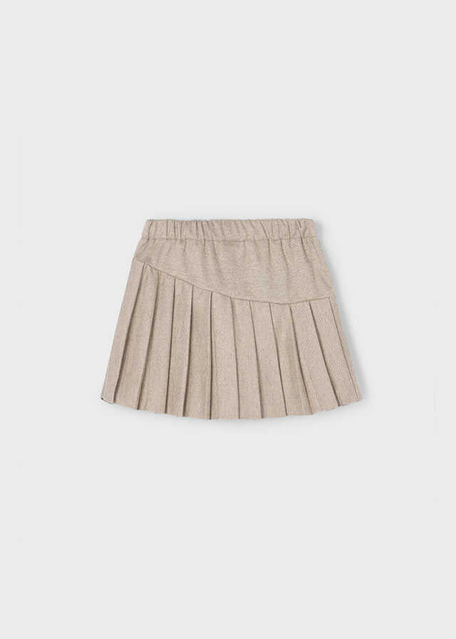 Falda pantalon punto plisada