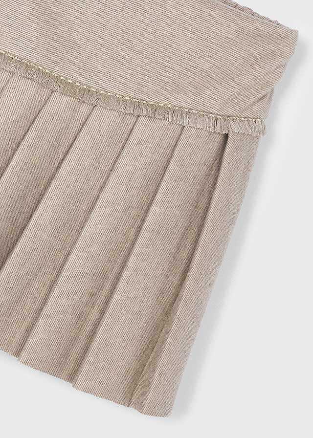 Falda pantalon punto plisada