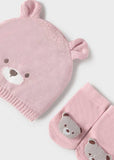Gorro y calcetin tricot