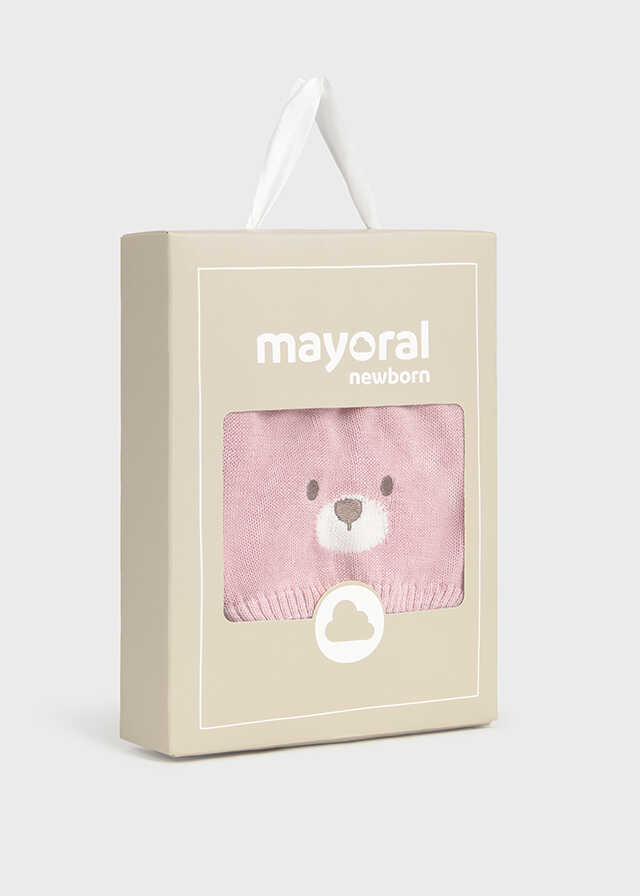 Gorro y calcetin tricot