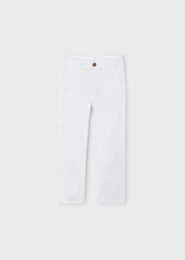 Pantalon chino sarga basico