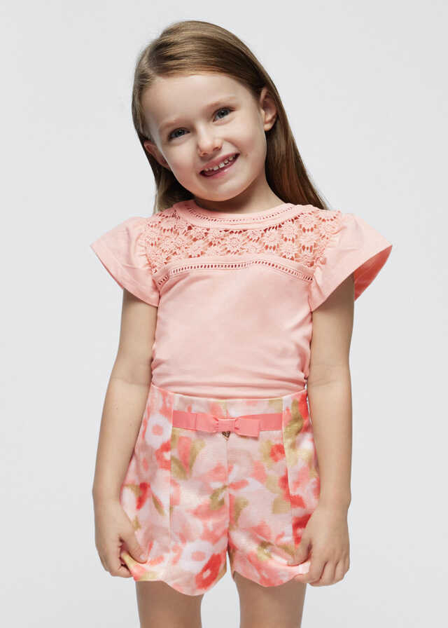 Pantalon corto estampado