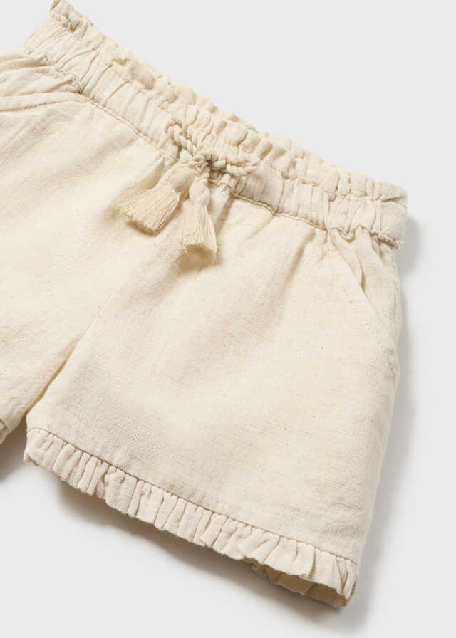 Pantalon corto lino