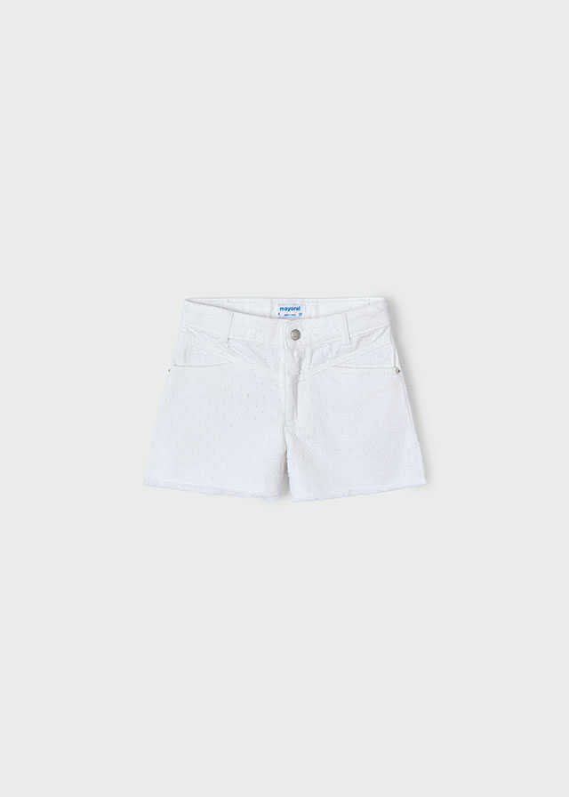 Pantalon corto sarga