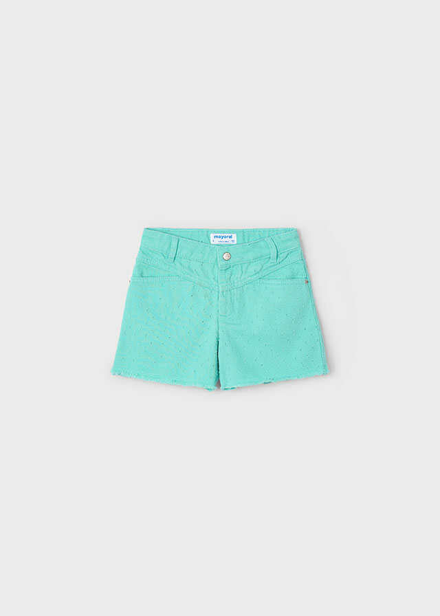 Pantalon corto sarga