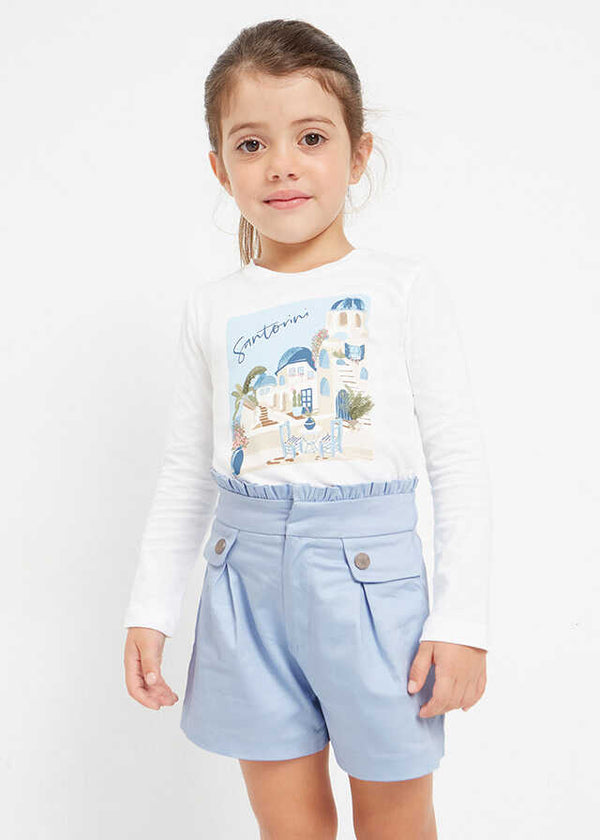 Pantalon corto saten