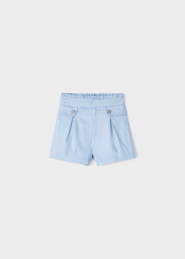 Pantalon corto saten