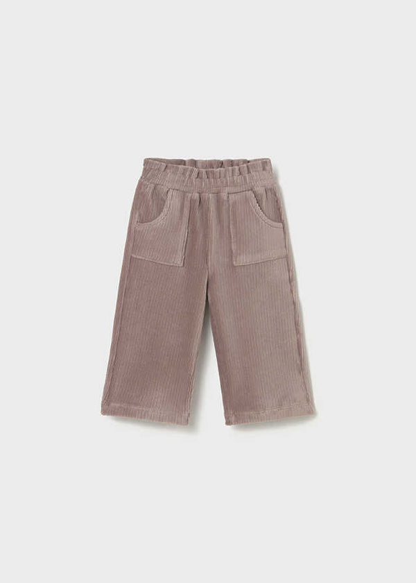 Pantalon largo punto pana