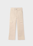 Pantalon largo sarga