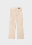 Pantalon largo sarga
