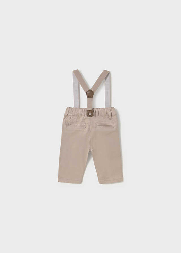 Pantalon largo sarga tirantes