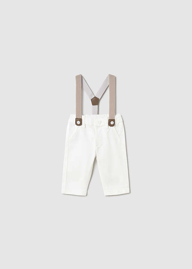 Pantalon largo sarga tirantes