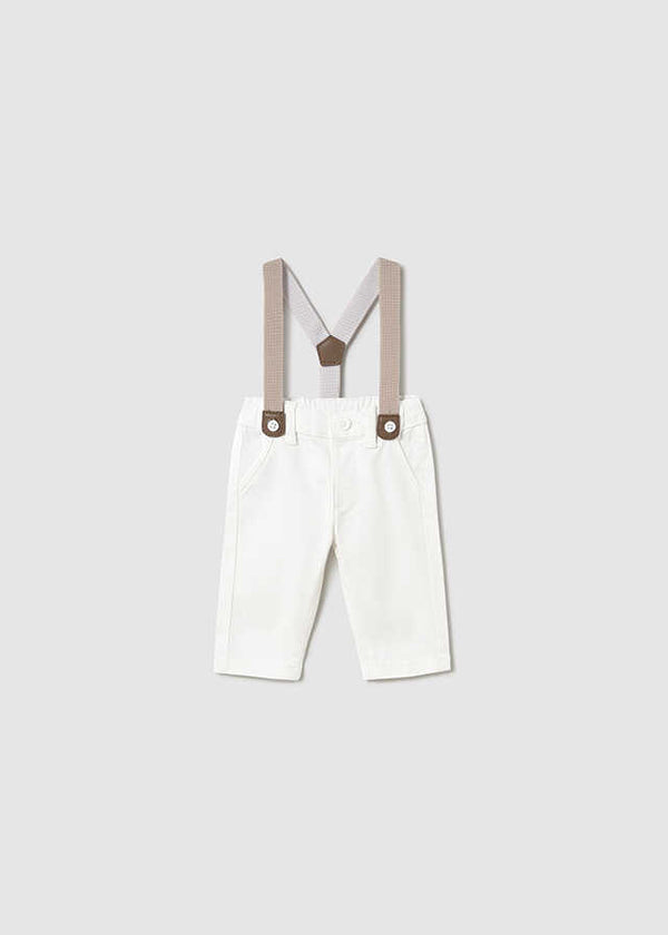 Pantalon largo sarga tirantes