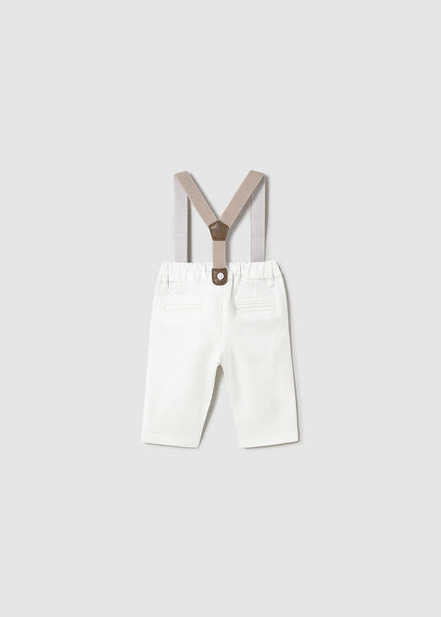 Pantalon largo sarga tirantes