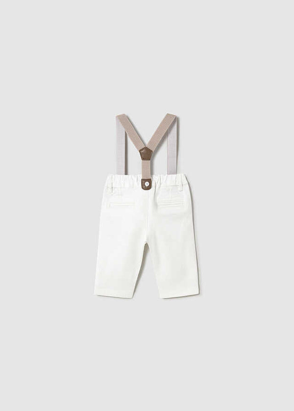 Pantalon largo sarga tirantes