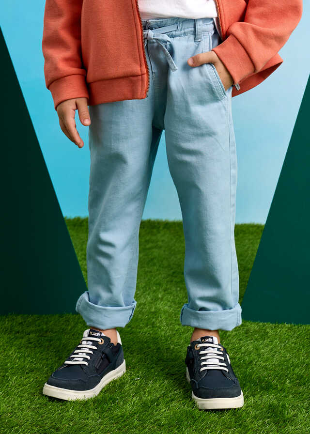 Pantalon lino delavado