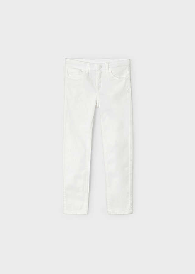 Pantalon sarga slim fit basic