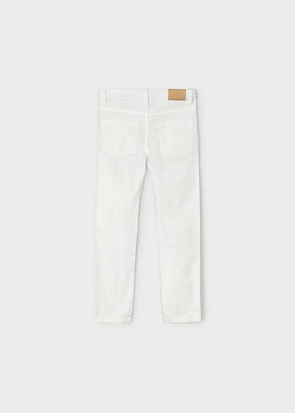 Pantalon sarga slim fit basic