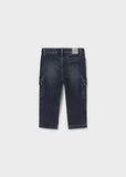 Pantalon soft denim cargo