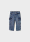 Pantalon soft denim cargo