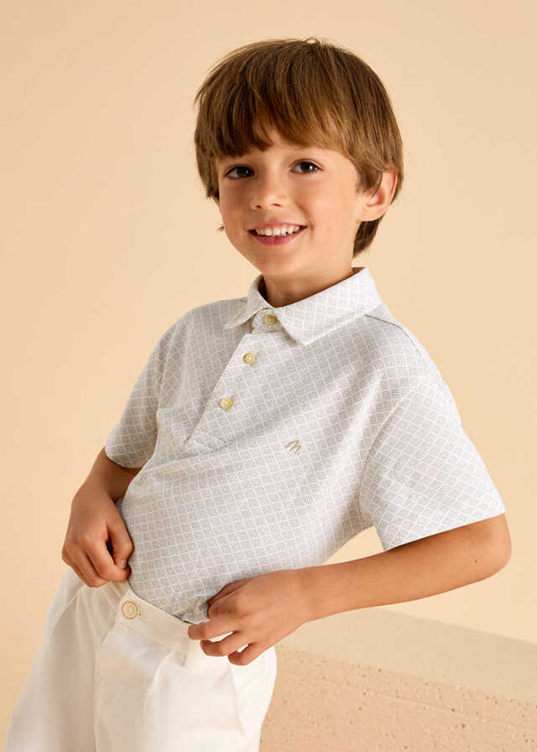 Polo m/c estampado
