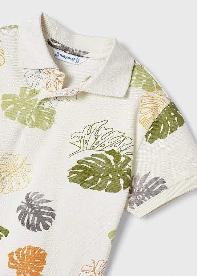 Polo m/c estampado