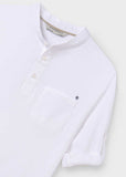 Polo m/l cuello panadero