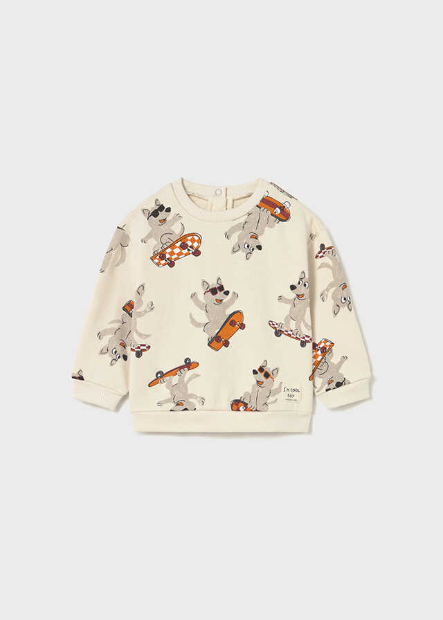 Pullover estampado