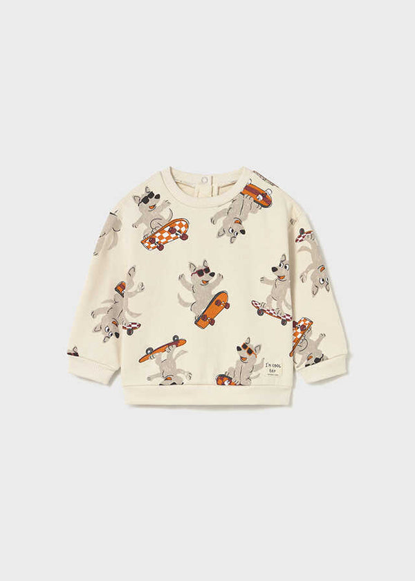 Pullover estampado