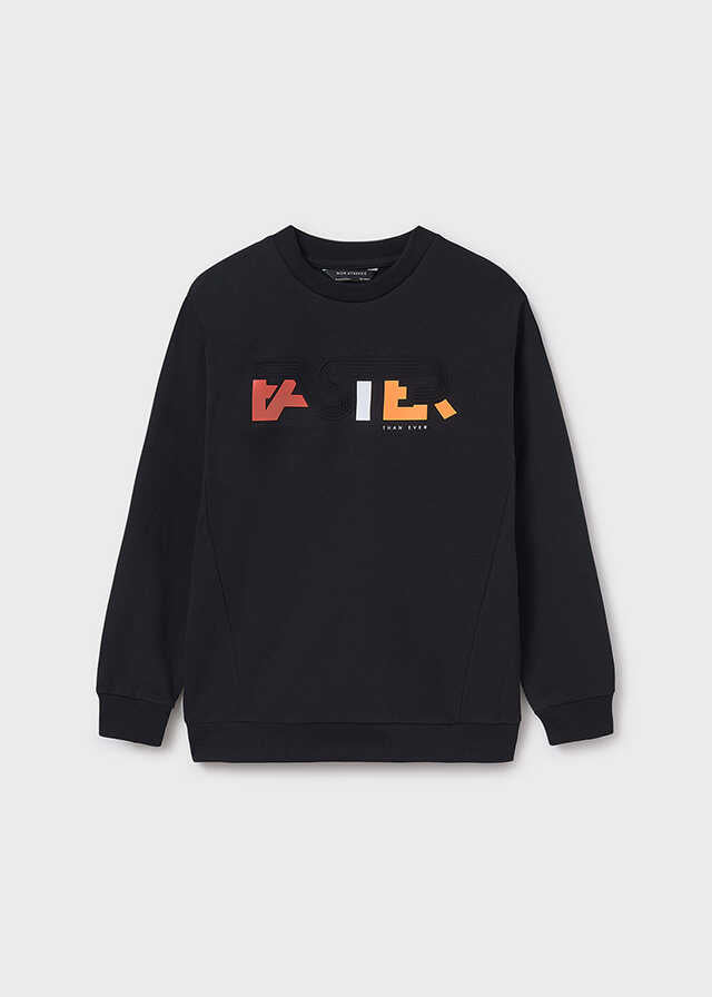 Pullover print embossed