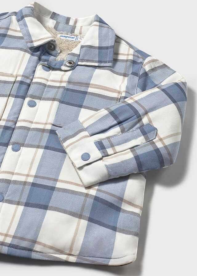 Sobrecamisa cuadros forrada