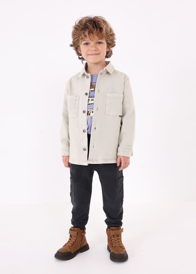 Sobrecamisa sarga