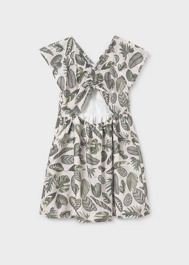 Vestido estampado espalda