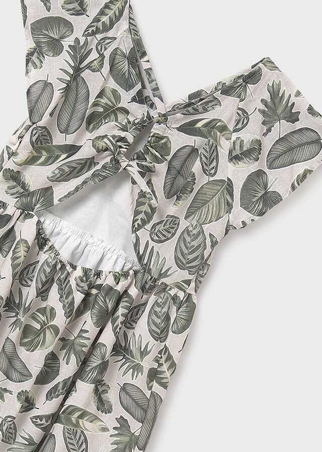 Vestido estampado espalda