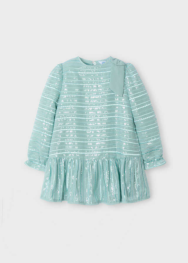 Vestido gasa fantasia