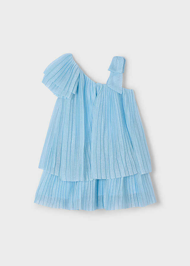 Vestido plisado punto