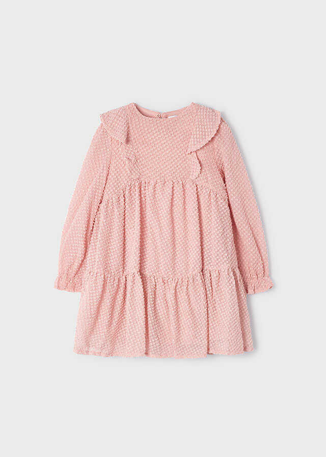 Vestido plumeti fantasia