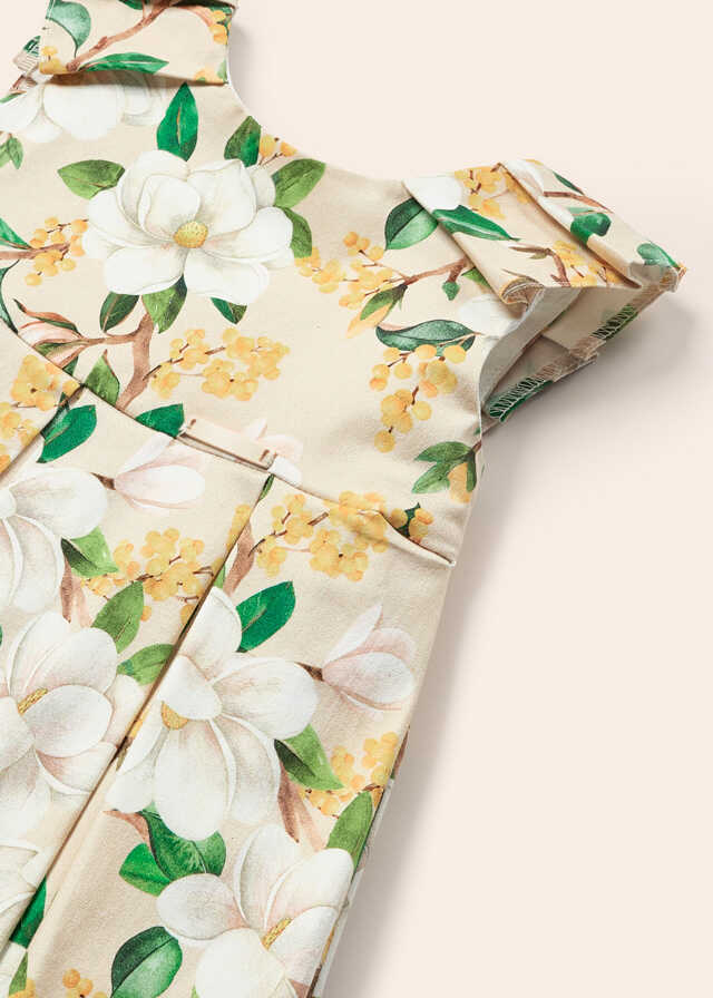 Vestido saten estampado