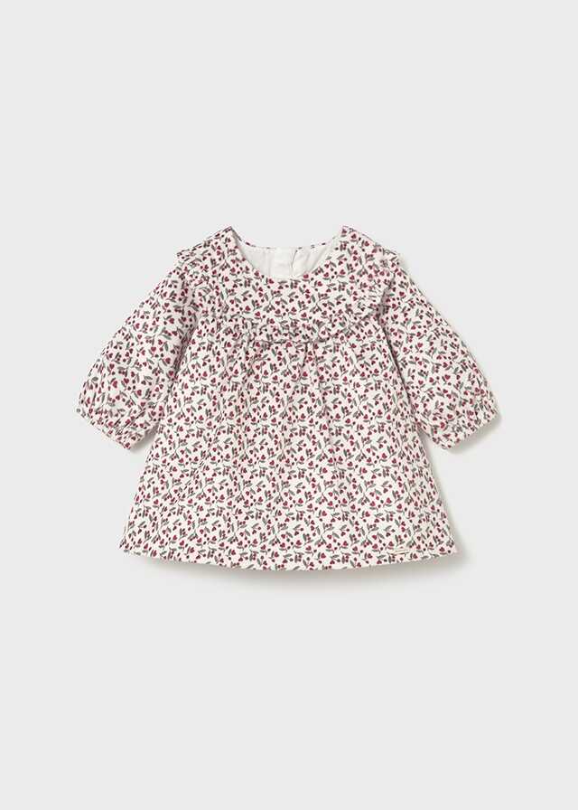 Vestido terciopelo estampado