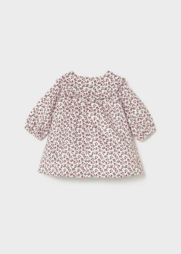 Vestido terciopelo estampado