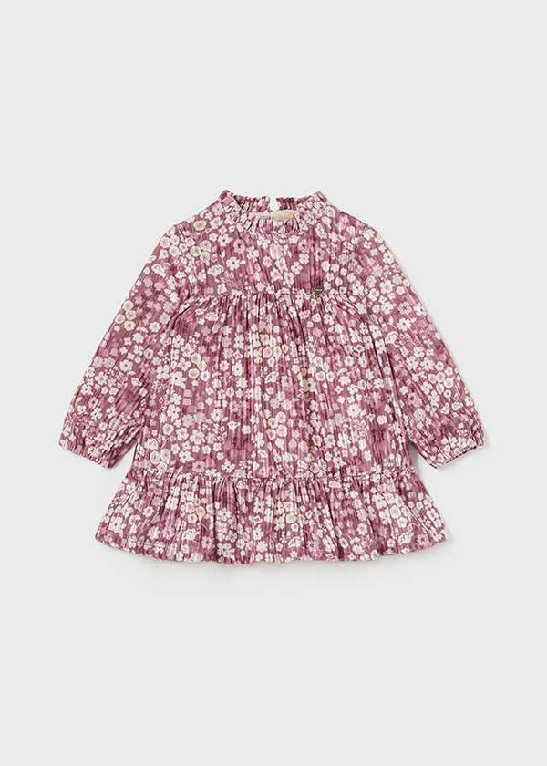 Vestido terciopelo estampado