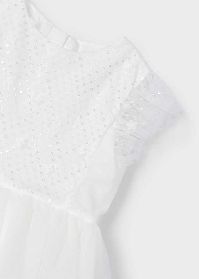 Vestido tul lentejuelas