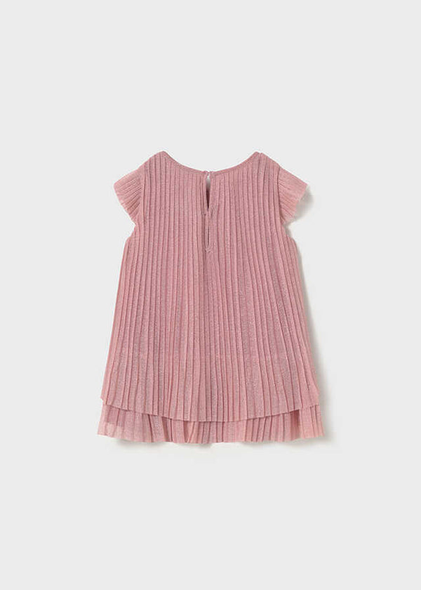 Vestido tul plisado