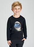 Camiseta m/l lenticular astronauta