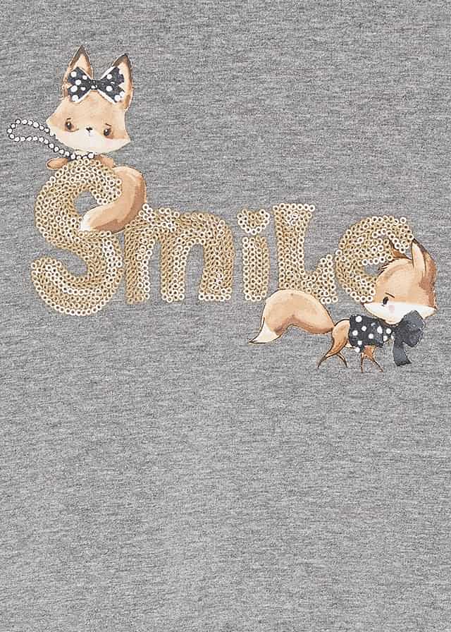 Pullover letra lentejuelas