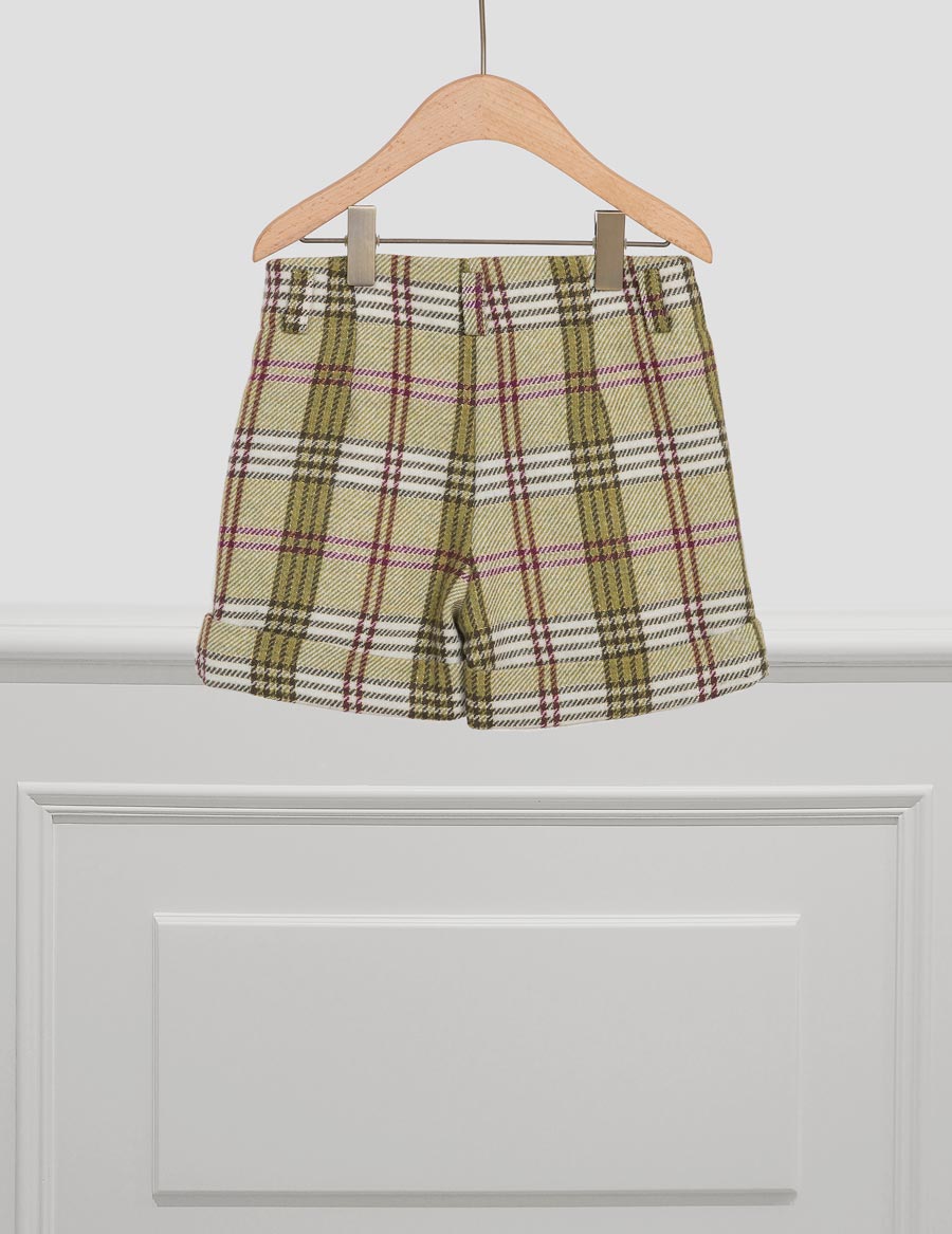 Bermuda cuadros fantasía